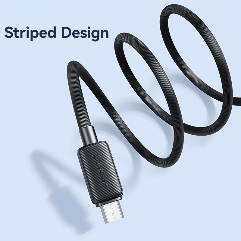 USAMS US-SJ690 1m Micro USB 2A Fast Charging Cable Copper Wire 480Mbps Data Transmission Cord USAMS US-SJ690 1m Micro USB 2A Fast Charging Cable Copper Wire 480Mbps Data Transmission Cord